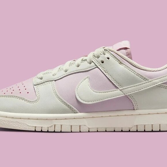 Nike Dunk Low Next Nature Sneakers - Light Bone / Platinum Violet - Size 9 - Picture 13 of 14
